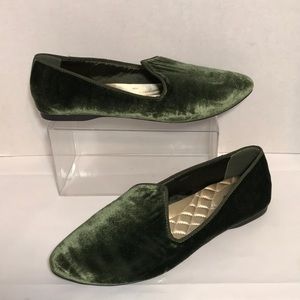 Birdies The Heron Olive Green Loafers Flats Sz 9.5